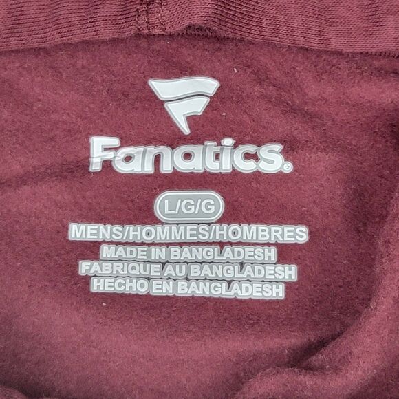 Fanatics Texas A&M Aggies Mens Large Sweatshirt Maroon White Extra Point Hoodie - Picture 4 of 12